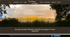 Desktop Screenshot of biodorf.at